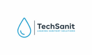 Logo marki TechSanit – kabiny prysznicowe i zlewozmywaki